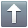 Up Arrow Emoji ⬆ image - Samsung style
