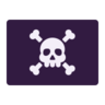 Pirate Flag Emoji 🏴‍☠️ image - Microsoft Classic 2D style