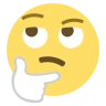 ใบหน้าแห่งความคิด Emoji 🤔 image - EmojiTwo style