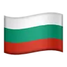 Flag: Bulgaria Emoji 🇧🇬 image - Apple style