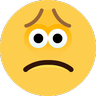 Emoji Kissé ráncolódó arc 🙁 image - Skype style