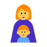 Family: Woman, Boy Emoji 👩‍👦 image - Tossface style