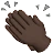 Clapping Hands: Dark Skin Tone