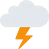 Cloud With Lightning Emoji 🌩 image - Twitter / X (Twemoji) style