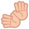 열린 손 서명 Emoji 👐 image - HTC (2015-2016) style