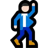 Man Dancing: Light Skin Tone Emoji 🕺🏻 image - Microsoft Windows 10 Segoe UI Emoji style