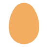 ไข่ Emoji 🥚 image - Microsoft Classic 2D style