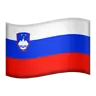 Flag: Slovenia Emoji 🇸🇮 image - Apple style