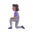 Woman Kneeling: Medium Skin Tone