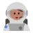 Astronaut: Medium Skin Tone