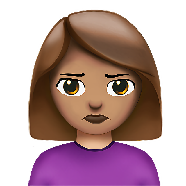 Woman Pouting: Medium Skin Tone