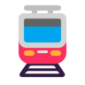 Tramwajowy Emoji 🚊 image - Microsoft Classic 2D style