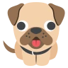 Chien Emoji 🐕 image - EmojiTwo style