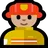 Man Firefighter: Medium-Light Skin Tone