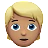 Person: Medium Skin Tone, Blond Hair