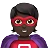 Superhero: Dark Skin Tone