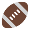Emoji fotbal american 🏈 image - Microsoft Classic 2D style