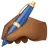 Writing Hand: Medium-Dark Skin Tone