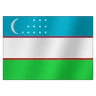 Flag: Uzbekistan Emoji 🇺🇿 image - Huawei Harmony OS style