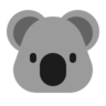 Emoji Koala 🐨 image - Microsoft Classic 2D style