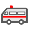 Ambulance Emoji 🚑 image - Docomo style