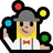 Woman Juggling: Medium-Light Skin Tone