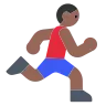 Man Running: Medium-Dark Skin Tone Emoji 🏃🏾‍♂️ image - Tossface style