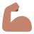 Flexed Biceps: Medium Skin Tone