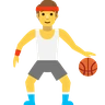 Man Bouncing Ball Emoji ⛹️‍♂️ image - Skype style