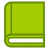 Green Book Emoji 📗 image - HTC (2015-2016) style
