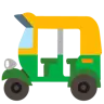 自動人力車 Emoji 🛺 image - Google Noto Color style