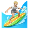 Person Surfing: Medium-Light Skin Tone Emoji 🏄🏼 image - Huawei Harmony OS style