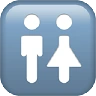 Restroom Emoji 🚻 image - Apple style