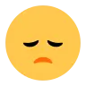 Эмодзи Разочарованное лицо 😞 image - Tossface style