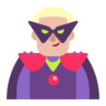 Man Supervillain: Medium-Light Skin Tone Emoji 🦹🏼‍♂️ image - Microsoft Classic 2D style