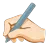 Writing Hand: Light Skin Tone