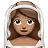 Woman With Veil: Medium Skin Tone