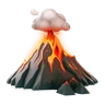 Vulcão Emoji 🌋 image - Huawei Harmony OS style