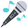 Mikrofon Emoji 🎤 image - EmojiTwo style