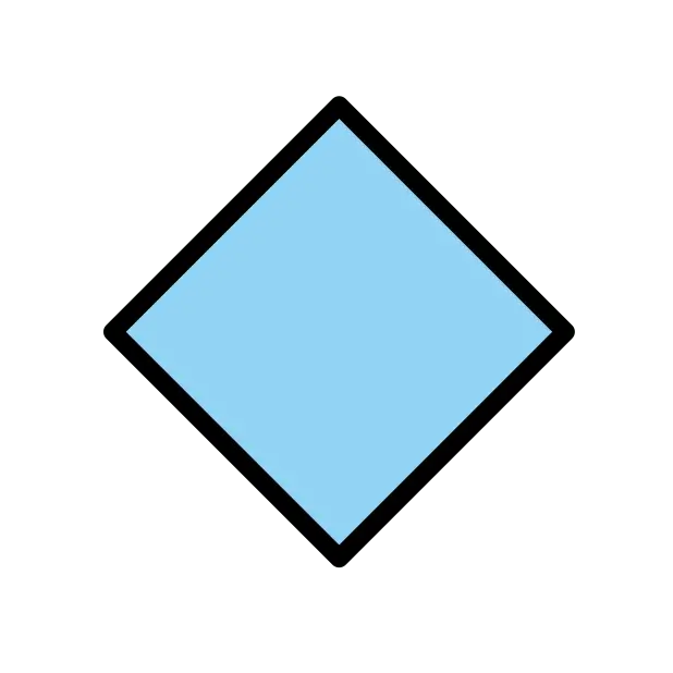 Large Blue Diamond