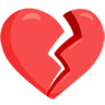 Emoji Összetört szív 💔 image - Facebook Messenger (2016) style
