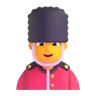 Man Guard Emoji 💂‍♂️ image - Microsoft 3D Fluent style