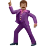 Man Dancing: Medium Skin Tone Emoji 🕺🏽 image - Apple style