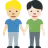 Men Holding Hands: Medium-Light Skin Tone, Light Skin Tone