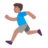 Man Running: Medium Skin Tone