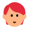 Person: Medium-Light Skin Tone, Red Hair Emoji 🧑🏼‍🦰 image - Tossface style