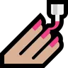 Nail Polish: Medium-Light Skin Tone Emoji 💅🏼 image - Microsoft Windows 10 Segoe UI Emoji style