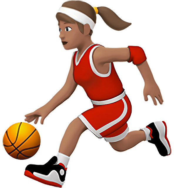 Woman Bouncing Ball: Medium Skin Tone