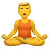 Man In Lotus Position Emoji 🧘‍♂️ image - Apple style