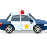 Carro de polícia Emoji 🚓 image - Skype style